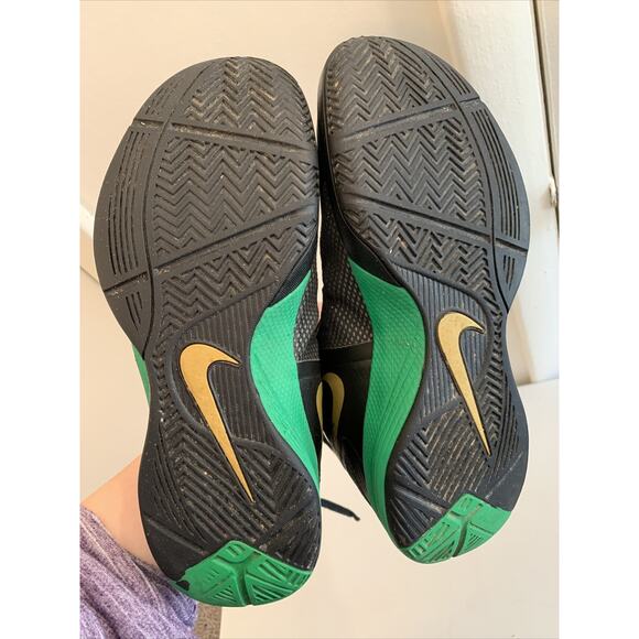 Nike Zoom HyperFuse 487424-001 PE Rondo Celtics Sz 11.5 Black/Clover Green - Picture 11 of 12